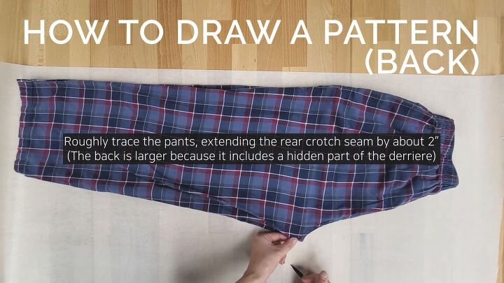 how to easily make cute comfy pajama pants without a pattern, Make pajama pants without a pattern