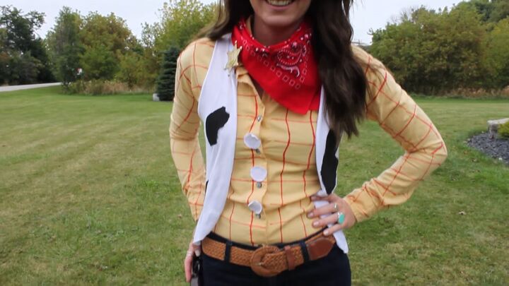 how to make a diy woody costume for toy story cosplay or halloween, DIY Woody costume