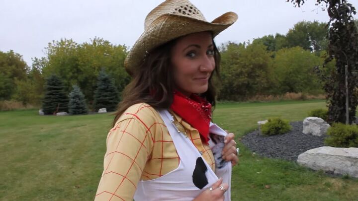 how to make a diy woody costume for toy story cosplay or halloween, Women s Woody costume