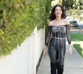 How to Make a Sexy & Sparkly DIY Spider Web Costume for Halloween