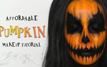 How to Do Creepy Pumpkin Makeup for Halloween Using Cheap Face Paint