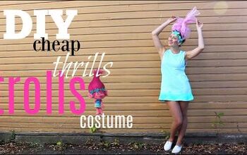 How to Easily Make a Colorful DIY Trolls Costume for Kids or Adults