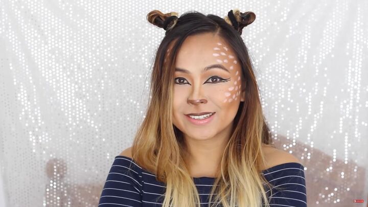 5 last minute diy easy halloween costumes you can do with makeup, Fun and easy DIY deer costume for Halloween