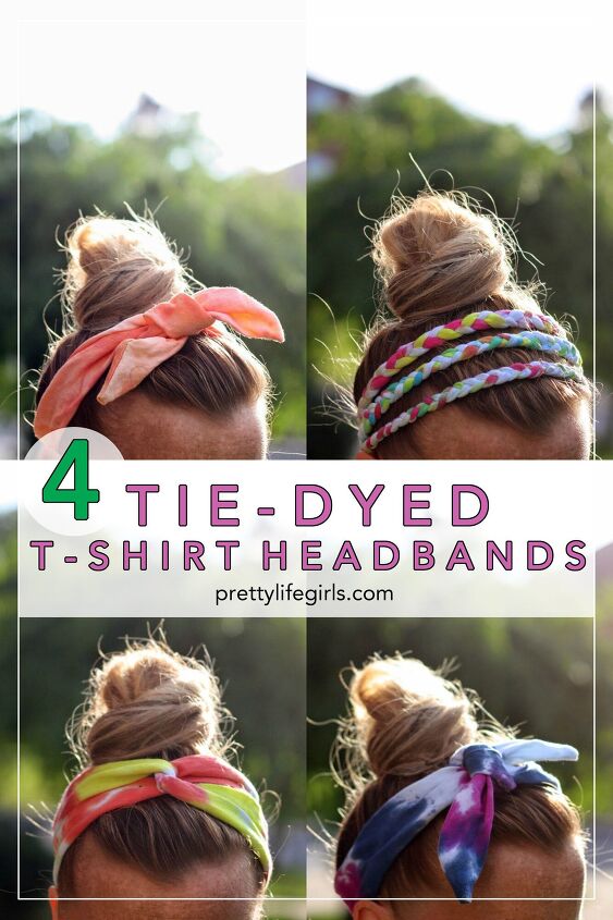 diy tie dye headbands tutorial