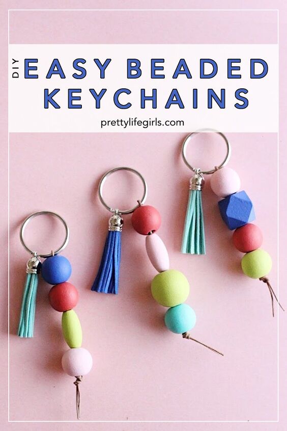 easy diy beaded keychains