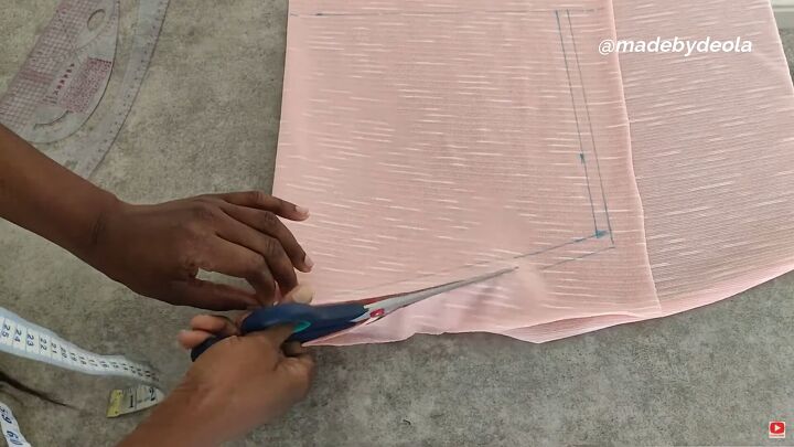 how to cut and sew a kaftan dress simple step by step tutorial, How to cut and sew a kaftan dress