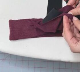 looking for comfy loungewear try this diy wide leg pants tutorial, Inserting the elastic into the waistband