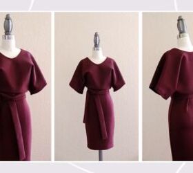 8 simple steps to a versatile elegant diy tie front dress, Finished DIY tie front dress