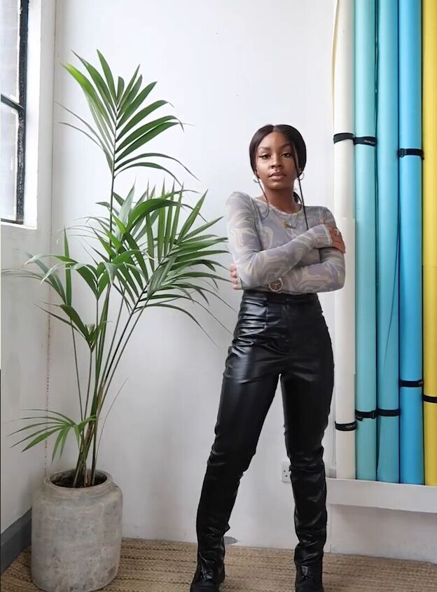 How to Style Black Leather Trousers: Sexy, Dressy, Casual & More | Upstyle How to Style Black Leather Trousers: Sexy, Dressy, Casual & More | Upstyle