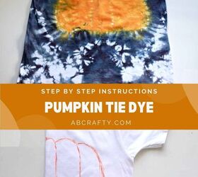 tie dye pumpkin shirt