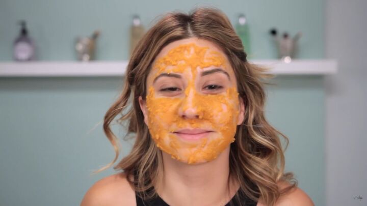 this fun pumpkin pie face mask recipe is super easy to make, Homemade pumpkin facial