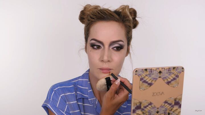 how to do fun diy cruella de vil makeup for halloween, Cruella de Vil makeup tutorial