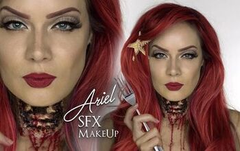 This Gory Ariel Little Mermaid Makeup Look is Perfect for Halloween