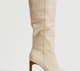neutral colour knee high boots my new love