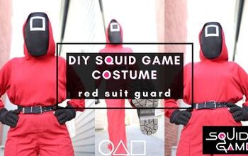 How to Make an Easy DIY Squid Game Guard Costume - Red Suit & Mask