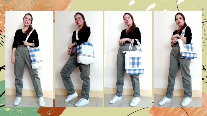 how to sew a reversible tote bag with pockets step by step tutorial, How to sew a reversible tote bag with pockets