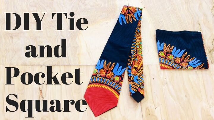 looking for a gift idea try making these diy tie and pocket squares, DIY tie and pocket square