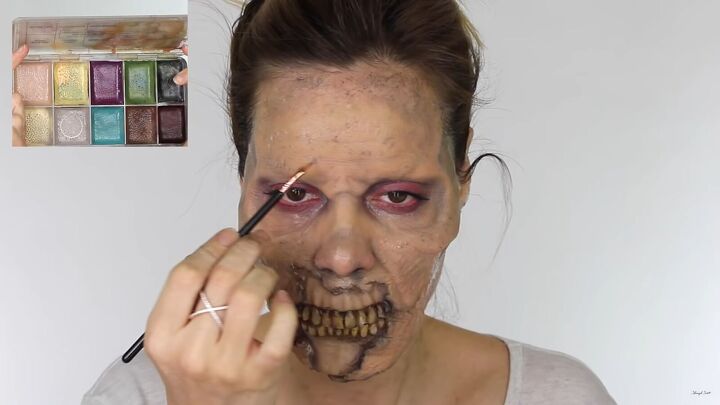 looking for a fun halloween look try this chilling zombie sfx makeup, Zombie special effects makeup