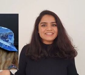 How to Decorate a Bucket Hat to Make a Cute Denim Patchwork Design