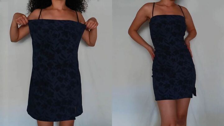 how to fit into a dress fast Quick hack to make a dress fit tighter , #stylehack #fashionhack #dresses #styleblogger