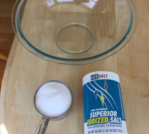 lemon salt scrub