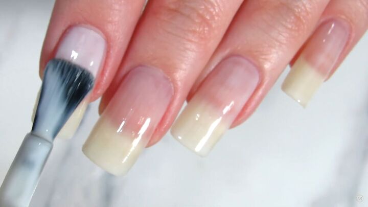 how to do a your nails but better look with sheer milky nail polish, Applying more coats of sheer nail polish