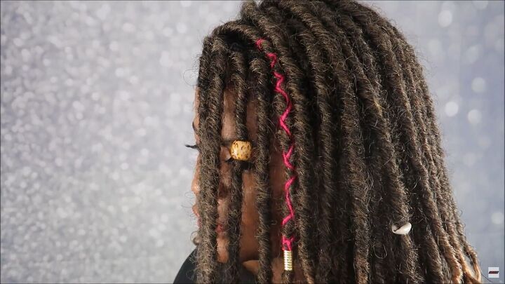 how to use make cute faux locs accessories, Faux locs accessories