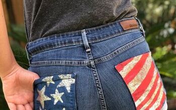 How to Upcycle American Flag Jean Shorts