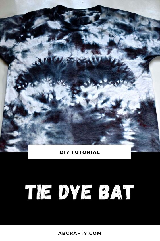 bat tie dye shirt