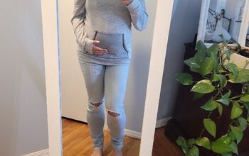 How to Make ANY Jean Into Maternity Jeans