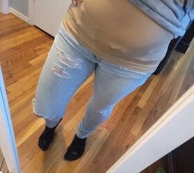 how to make any jean into maternity jeans