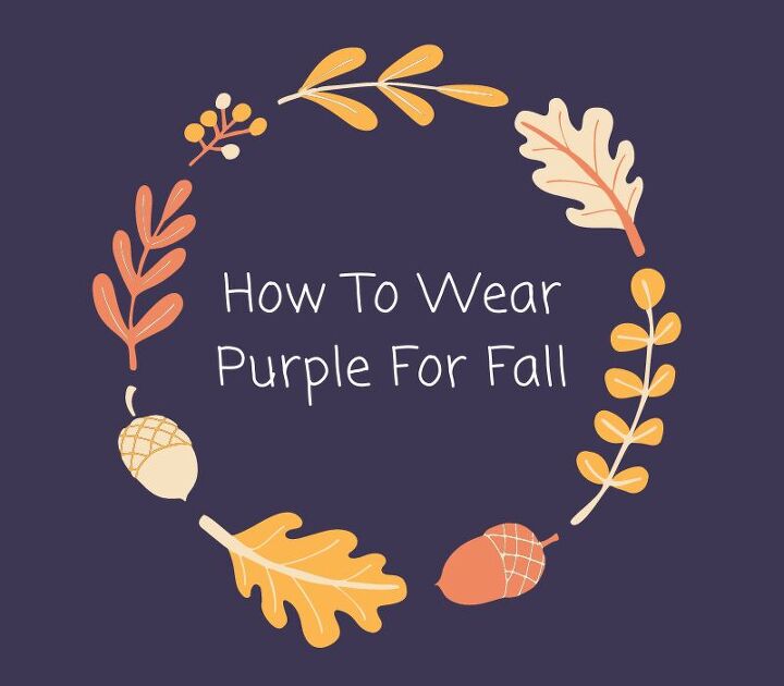 how to wear purple for fall