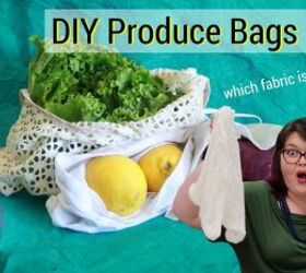 How to Easily Make DIY Produce Bags Out of Different Thrifted Items