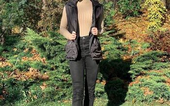 Turn An Old Jacket Into A Cute Fall Vest