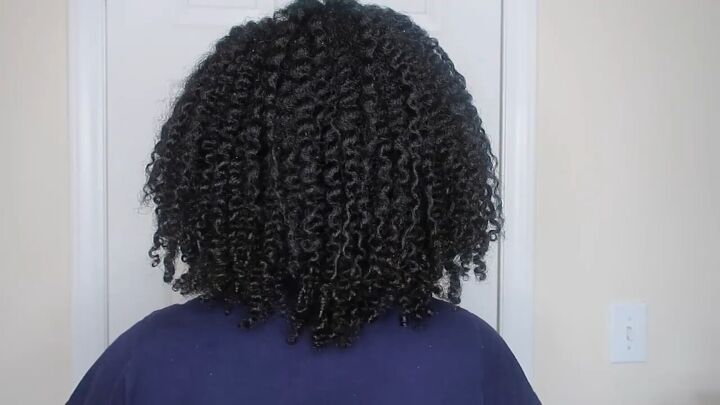 how to get a twist out absolutely perfect a step by step tutorial, Twist out from the back