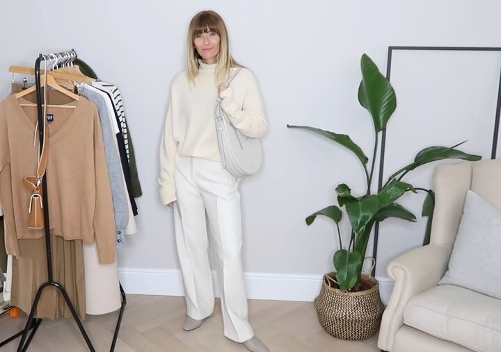 7 tips for styling effortlessly chic neutral color outfits this fall, Tones of cream and white