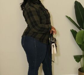 style the basic essential living room looks for thanksgiving jeans e, Outfit Details Top Thrifted Jeans Justin Boots Charlotte Russe Handbag Coach