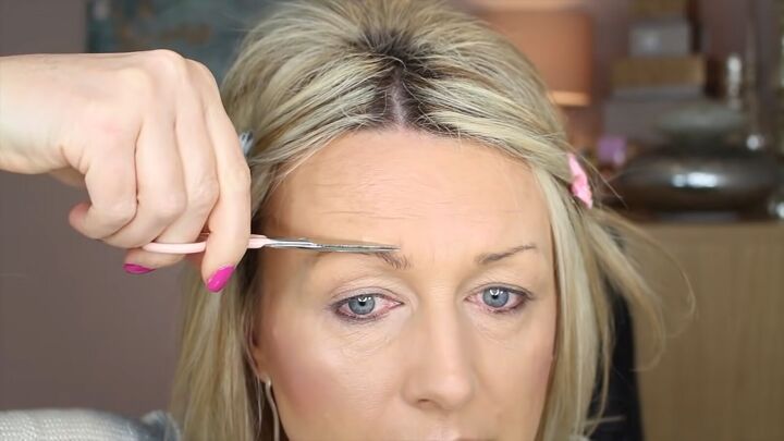 how to fix over plucked eyebrows the ultimate routine for thin brows, Trimming brows