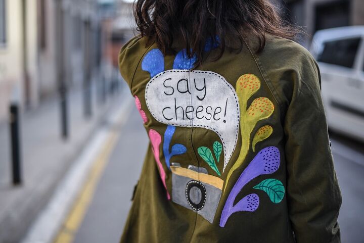 diy customize your jacket with an illustration