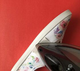 diy floral iron on sneakers