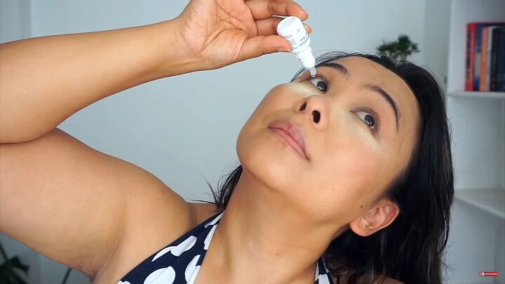 10 professional beauty makeup hacks you really need to know, Lubricating eyes with eye drops