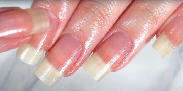 how to take care of long nails keeping natural nails long strong, Pushing back cuticles on nails