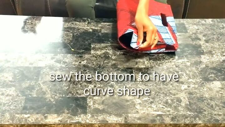 diy clutch purse tutorial how to make a purse out of cardboard, Finishing the DIY clutch purse