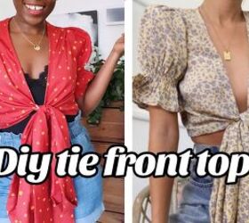 How to Sew a Super-Cute DIY Tie-front Top: Step-by-Step Tutorial
