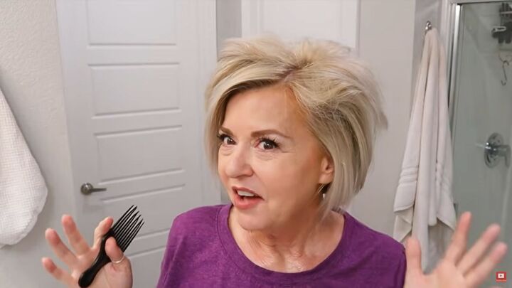 how to style short hair over 50 for youthful volume lift, How to create volume on short hair