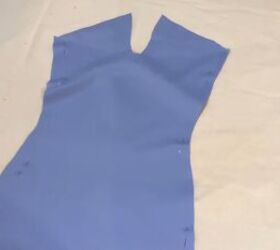 how to cut and sew a bodycon dress with a sexy keyhole halter tie, Sewing the back and front pieces together