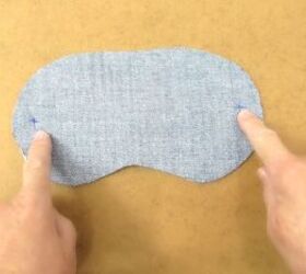 how to make a diy sleep mask out of old jeans in just 10 minutes, How to make an eye mask for sleeping