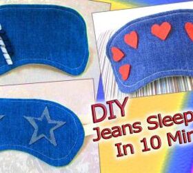 How to Make a DIY Sleep Mask Out of Old Jeans in Just 10 Minutes