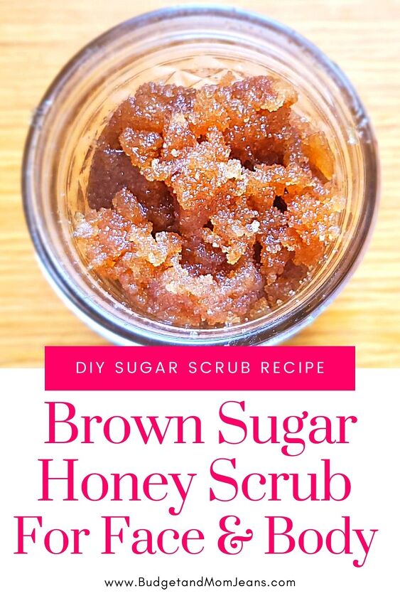 brown sugar honey scrub for lips face and body, Please pin me