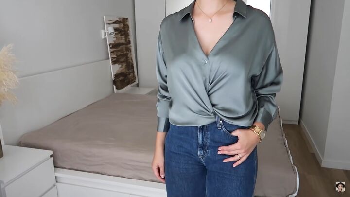 silk shirt outfit ideas 7 ways to style tuck tie your button down, Different ways to wear a silk shirt